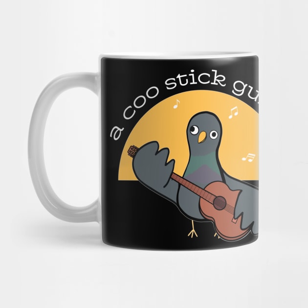 A Coo Stick Guitar Pigeon by LovableDuck